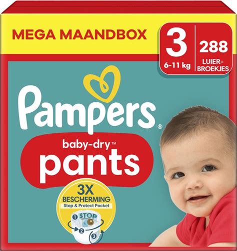 Pampers Baby Dry Pants Maat Mega Maandbox Luierbroekjes Bol