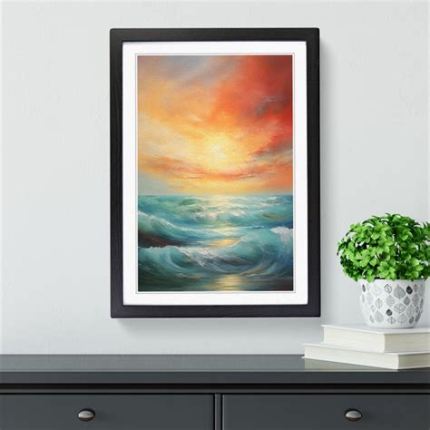 House Of Hampton Seascape Abstract Wayfair Co Uk