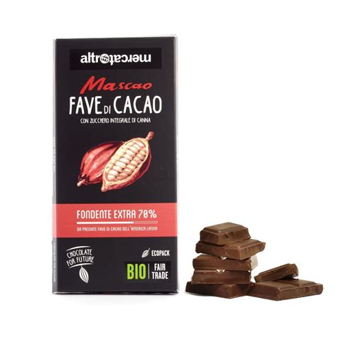 Mascao Cioccolato Fondente Extra Con Fave Di Cacao Bio G Amandla