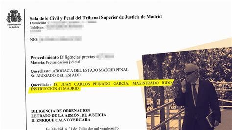 La Fiscalía pide investigar al juez Peinado por prevaricar en la