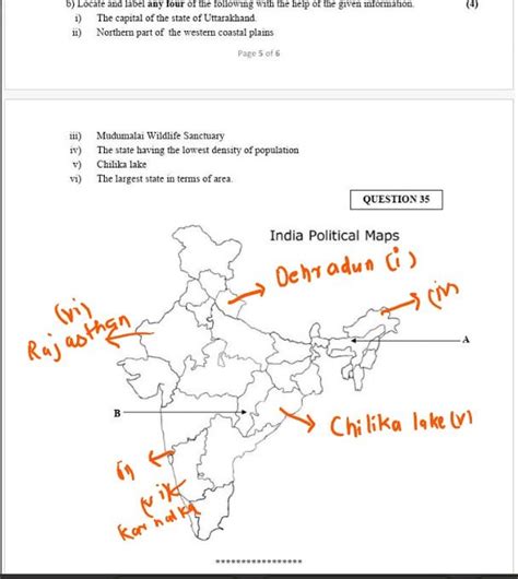 Locate And Label The Following In The Given Outline Political Map Of