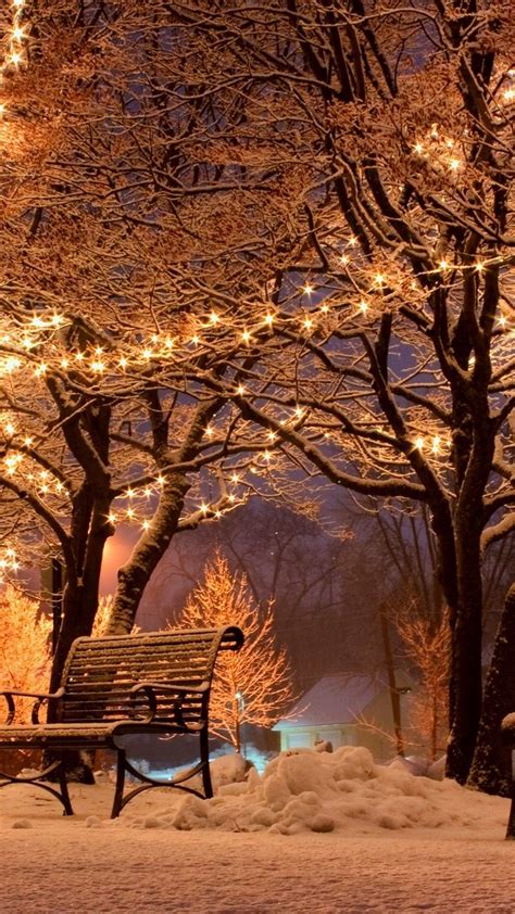 Winter Lights Wallpapers 4k Hd Winter Lights Backgrounds On Wallpaperbat