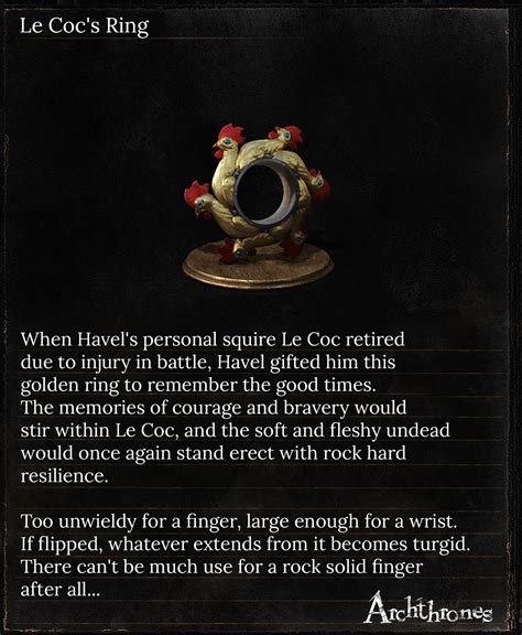 Lewd Dark Souls 3 Inspired Ring I Ve Made For Archthrones Mod R Opensouls3