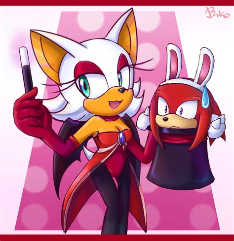 Rouge The Bat Воровка Руж Летучая мышь Руж Knuckles The Echidna