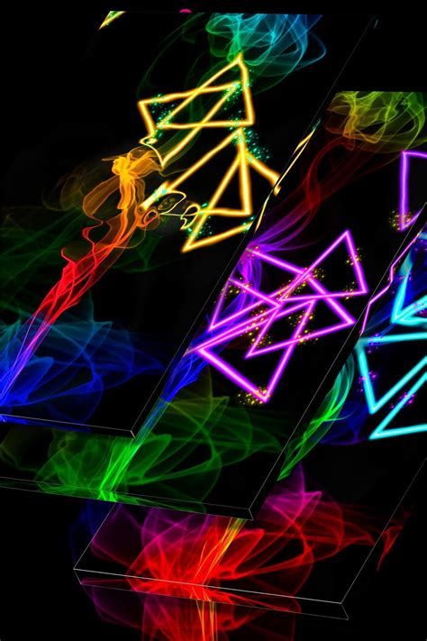 Neon Smoke Wallpaper