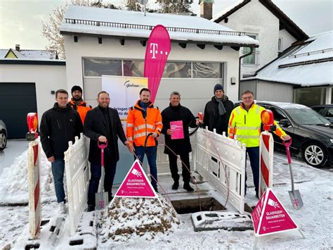 Spatenstich F R Den Glasfaserausbau In Postbauer Heng Glasfaserplus