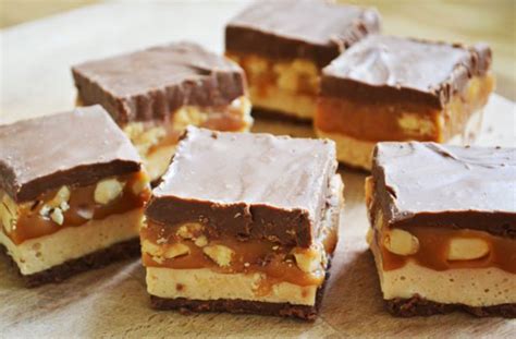 Homemade Snickers bars | Dessert Recipes | GoodtoKnow