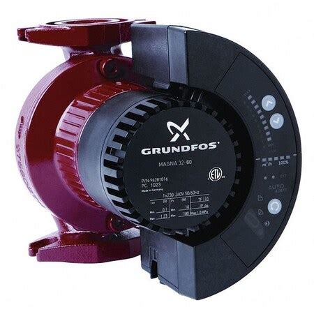 Grundfos Hot Water Circulator Pump Flange Connection Magna