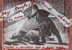 "Horror in Mitre Square" - Jack the Ripper. The picture is from a ...