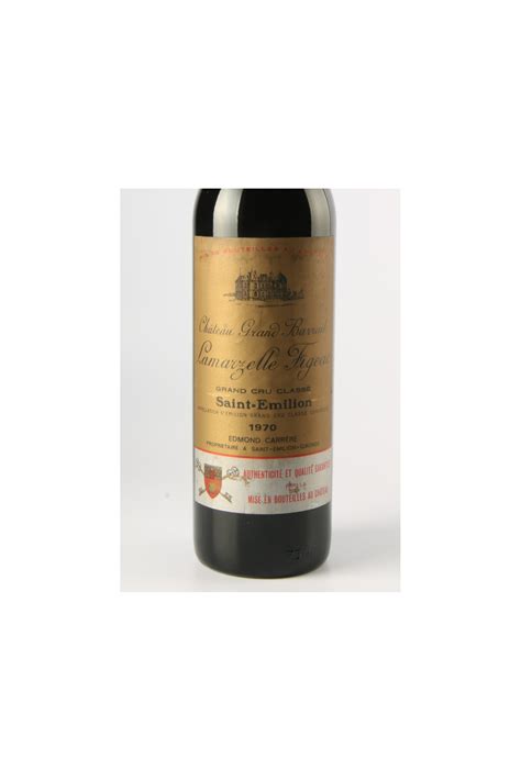 Château Grand Barrail Lamarzelle Figeac 1970 Saint Emilion