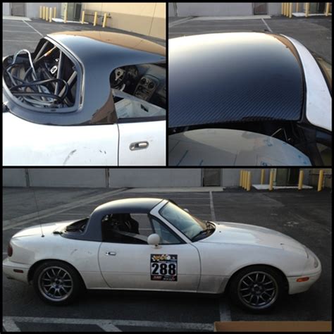 1990 2005 Mazda Miata 2d Oem Style Carbon Fiber Hard Top