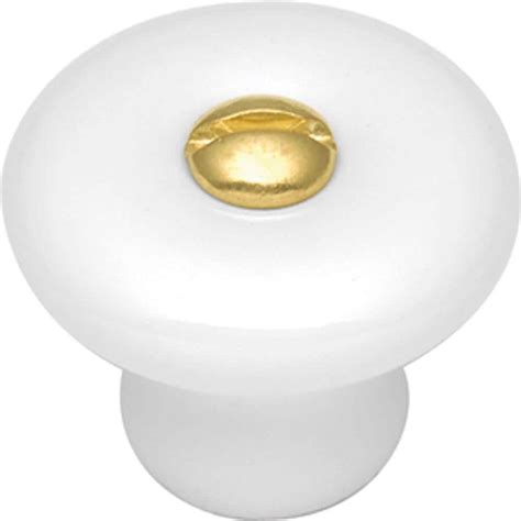 Hickory Hardware English Cozy 1 In White Cabinet Knob P6 W The Home