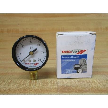 Reliamark A Pressure Gauge Mara Industrial