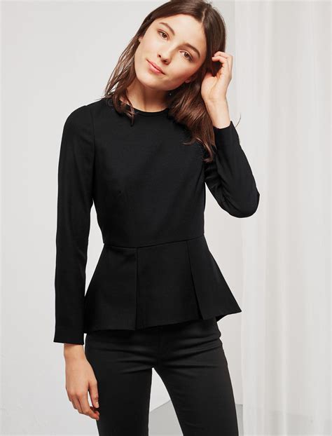 This Sophisticated Peplum Top Is The New Suit Both Classic And