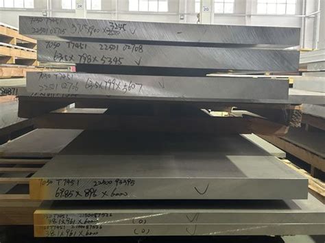 Mechanical 7050 T7451 Aluminum Plate For Aerospace Applications Wear