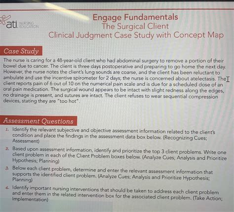 Solved Pati Engage Fundamentals NURSING EDUCATION The Surgical Client