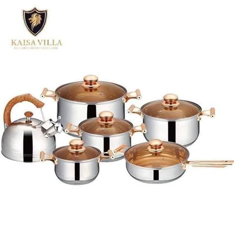 Kaisa Villa Pieces Kitchen Cookware Set Cooker Lazada Ph