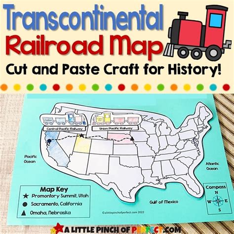 Transcontinental Railroad Kartenvorlage Mit Symbolen Worksheets Library