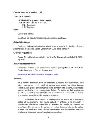 Apunte De Tipc Ciencia Y Clasificacion PDF