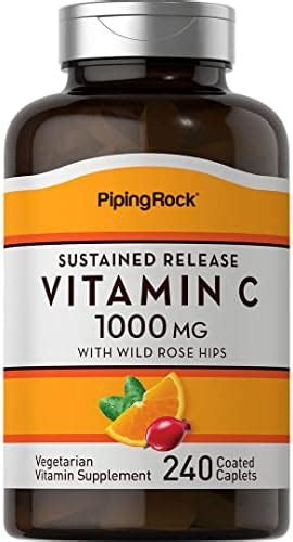 Amazon Piping Rock Vitamin C 1000mg With Rose HIPS 240 Caplets