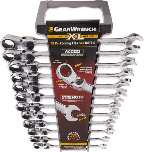 Gearwrench Juego De Llaves Combinadas De Trinquete Con Cabeza