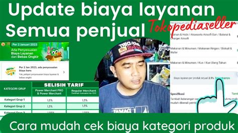 Tokopedia Seller Biaya Layanan Terbaru Cara Mudah Cek Biaya