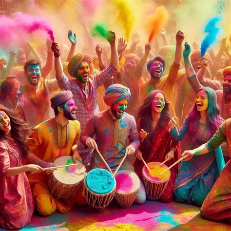 Premium Photo Happy Holi