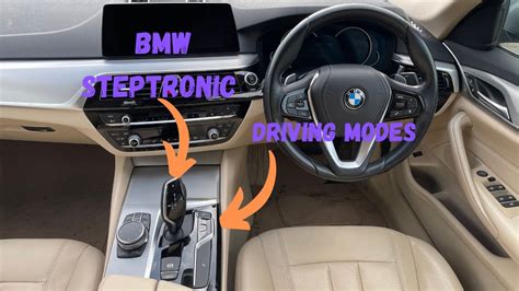 How To Use Bmw Steptronic Transmission And Drive Modes Bmw 520d Bmw Youtube