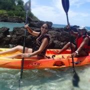 Location de kayak de mer dans la réserve Cousteau Guadeloupe