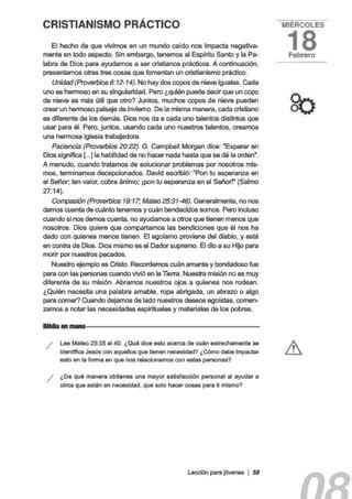 Leccion Universitarios Palabras De Sabiduria PDF