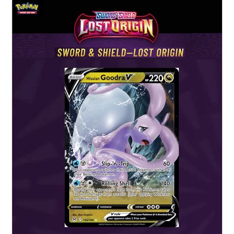 Pokemon Tcg Ss Lost Origin Hisuian Goodra V Ultra Rare