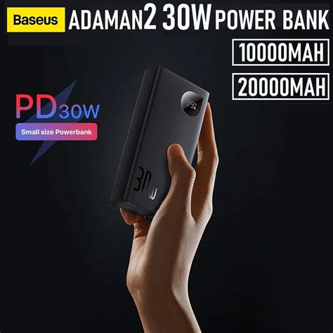 Baseus Adaman W Mah Mah Power Bank Digital Display Fast