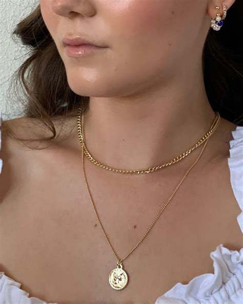 Sofia Coin Chain Necklace En Route Jewelry En Route Jewelry