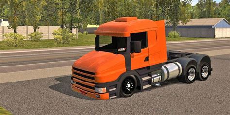 Skins Scania G Laranja Exclusiva Rodas Preta Rodrigo Games