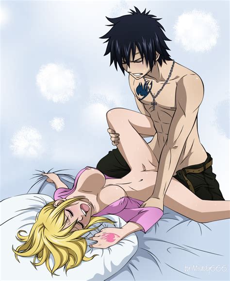 Rule 34 Blonde Hair Breasts Couple Cute Fairy Tail Gray Fullbuster