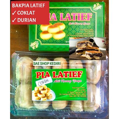 Jual Pia Jumbo Bakpia Latief Lumer Rasa Coklat Tape Keju Durian