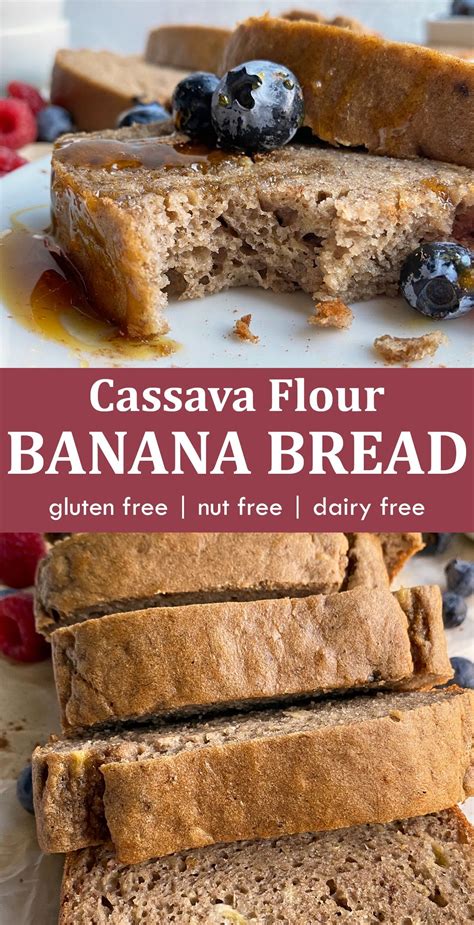 Cassava Flour Banana Bread No Sugar Added Nut Free Bake It Paleo Artofit