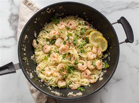 Shrimp Scampi With Angel Hair Pasta Natashas Food Adventures