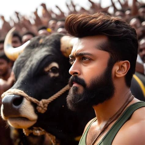 Actor Suriya In As Vadivasal Movie Mass Look En 2024