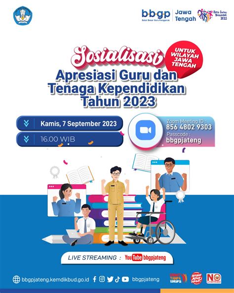 Sosialisasi Apresiasi Guru Dan Tenaga Kependidikan Tahun 2023 BBGP