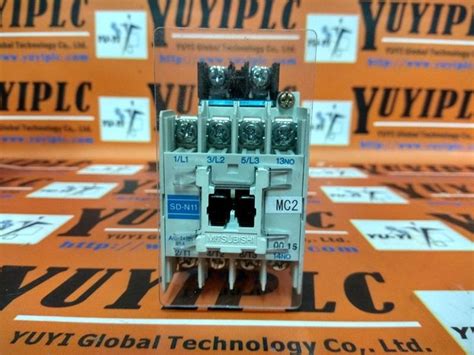 Mitsubishi Sd N Magnetic Contactor V Dc Coil Plc Dcs Servo