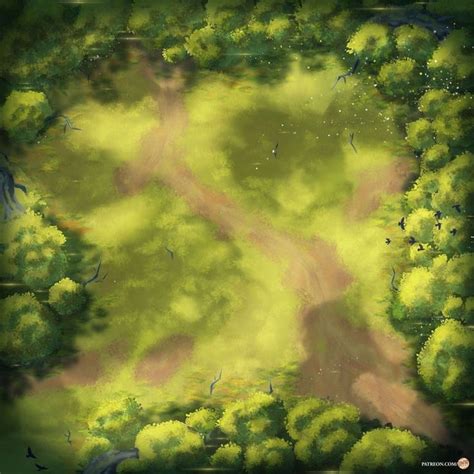 Forest Meadow Battle Map [50x50] : battlemaps | Forest map, Fantasy map, Dnd world map