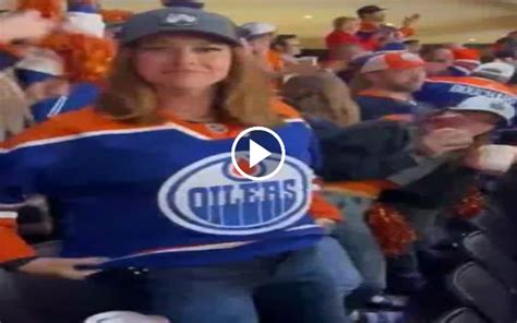 New Viral Oilers Fan Flashes Crowd Full Video On Twitter By