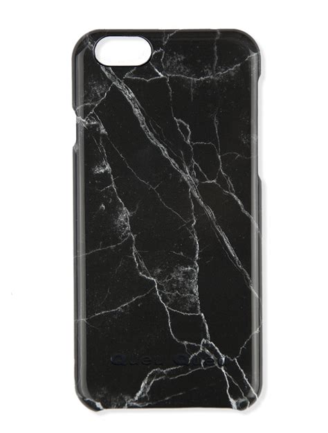 Black Marble Case Iphone 6 6s Queu Queu