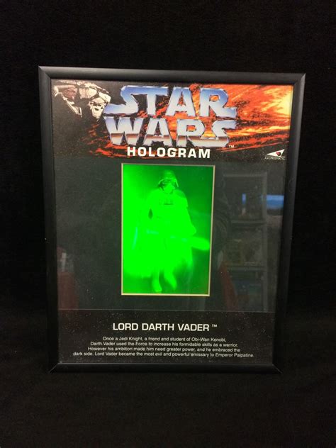 STAR WARS HOLOGRAM LORD DARTH VADER (FRAMED)