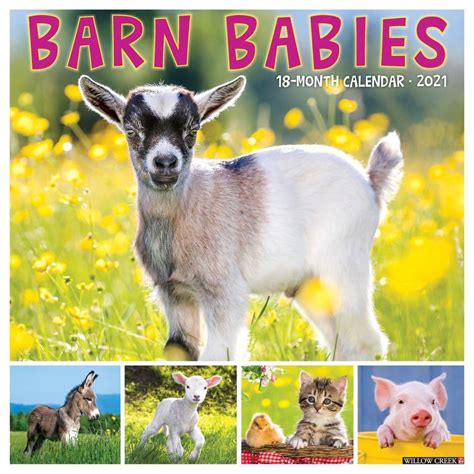 2021 Farm Animals Calendars