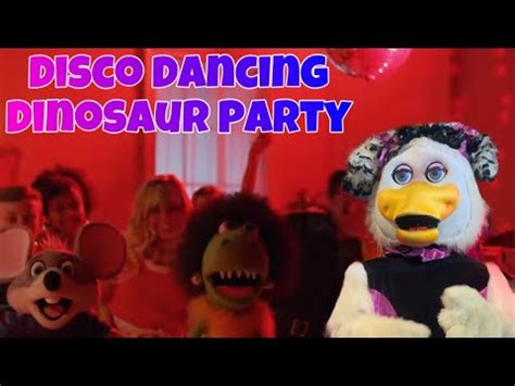 Disco Dancing Dinosaur Party Chuck E Cheese Middletown Nj Youtube