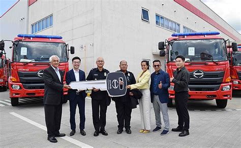 Hino Delivers Fleet Of Modern Fire Trucks To Bfp Megabites