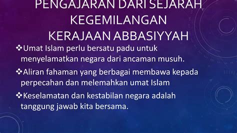 Kegemilangan Dan Kejatuhan Kerajaan Abbasiyyah PPT