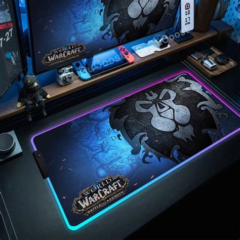 World of WarCraft Игровой коврик для мыши Светящийся коврик для мыши ...